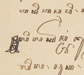 1. the beginning and end of each line on the page are aligned, yet the marks nevertheless are extend beyond the lines
